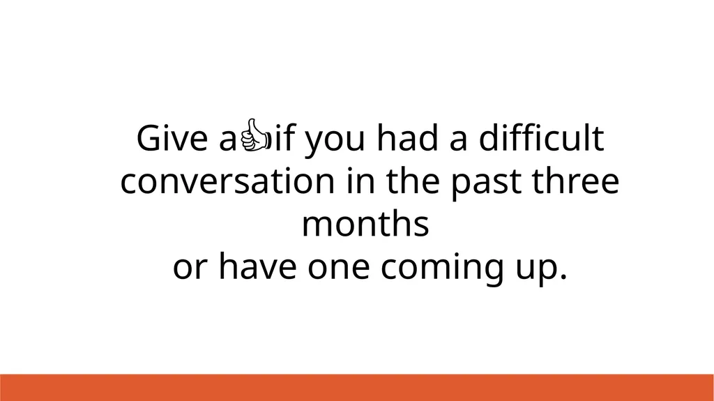 Which type of difficult conversation are you most - slide 4 of 50