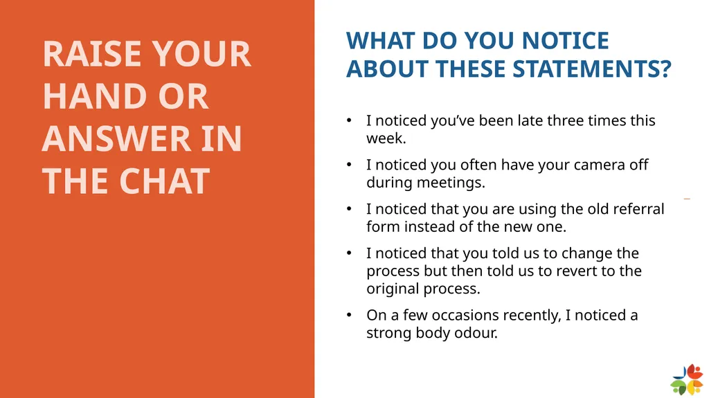 Which type of difficult conversation are you most - slide 22 of 50