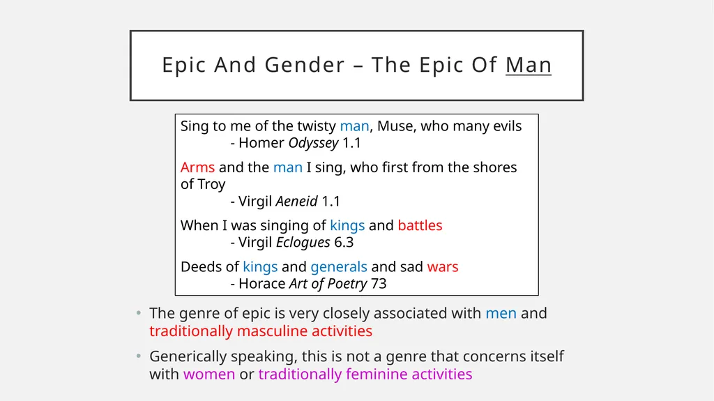 Transforming Epic: Ovid’s Metamorphoses and the - slide 14 of 23