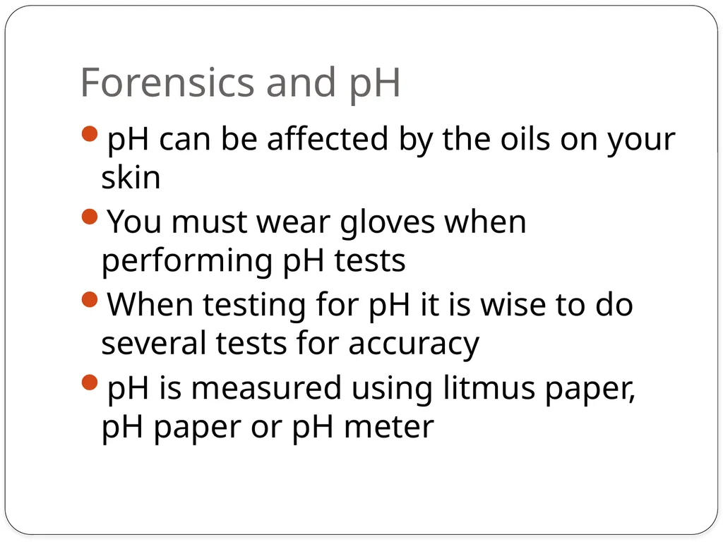 Forensics of Soil Soil Composition Soils are made - slide 21 of 29