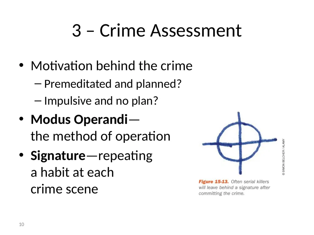 Criminal Profiling 2 Introduction—Vocabulary - slide 10 of 52