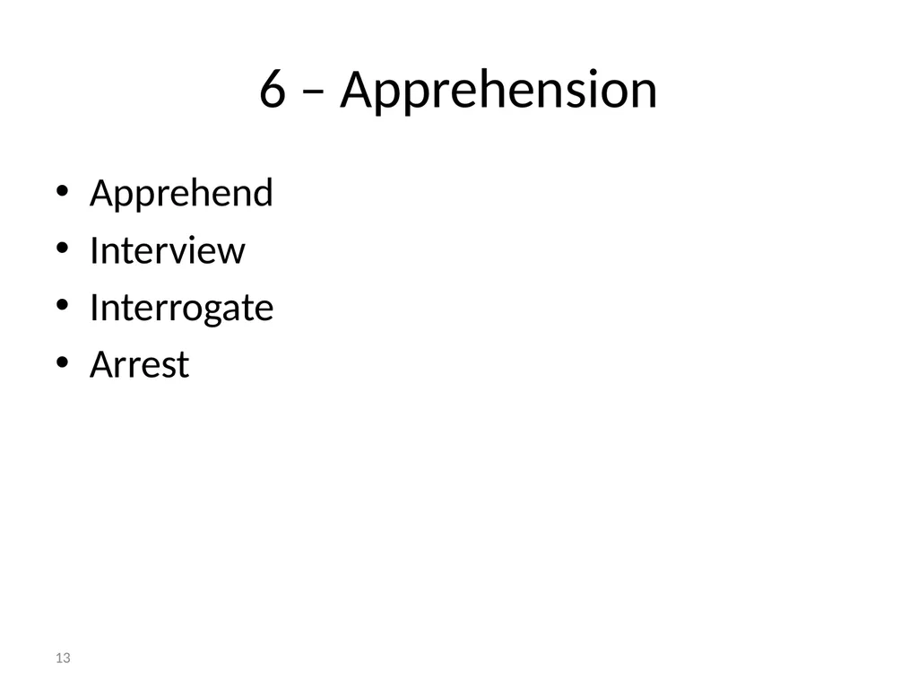 Criminal Profiling 2 Introduction—Vocabulary - slide 13 of 52
