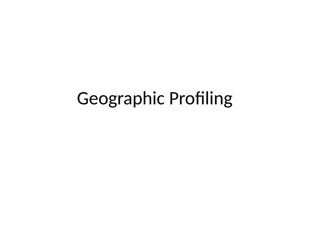 Criminal Profiling 2 Introduction—Vocabulary - slide 20 of 52