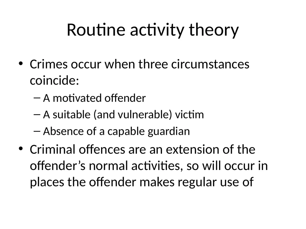 Criminal Profiling 2 Introduction—Vocabulary - slide 30 of 52