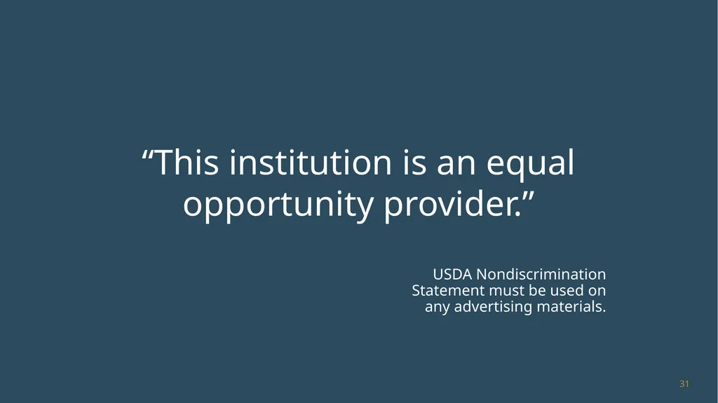 The Emergency Food Assistance Program Annual - slide 31 of 37
