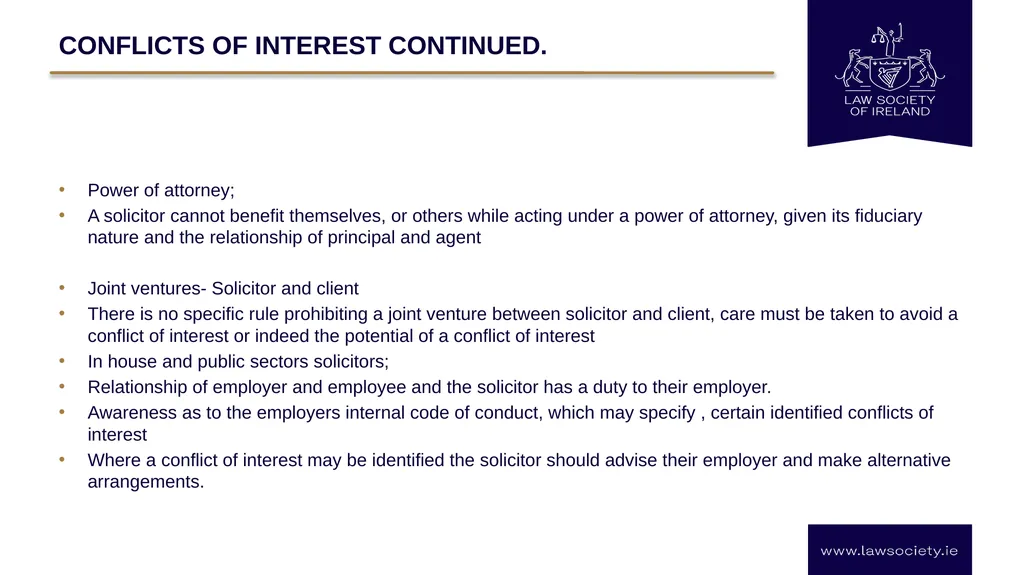 Law Society Practice Information Session: - slide 13 of 20
