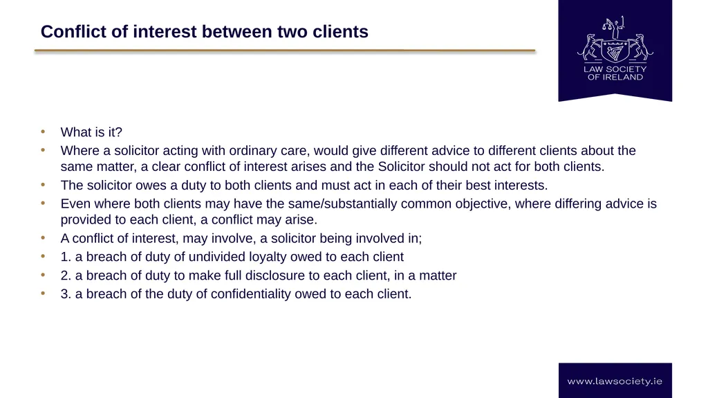 Law Society Practice Information Session: - slide 4 of 20