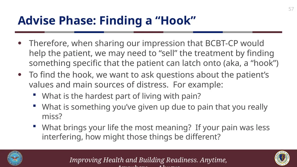 Brief Cognitive Behavioral Therapy for Pain - slide 57 of 178