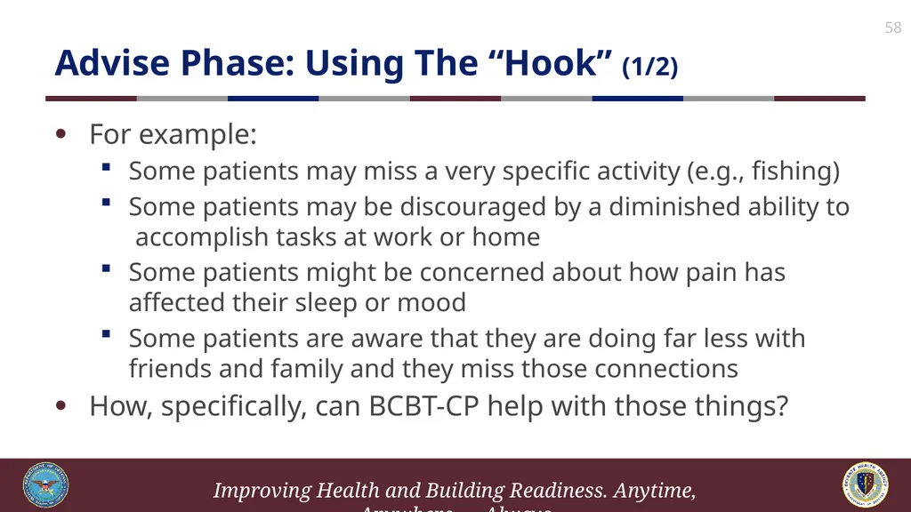 Brief Cognitive Behavioral Therapy for Pain - slide 58 of 178