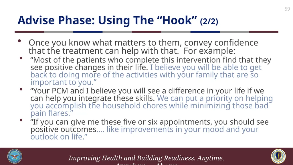 Brief Cognitive Behavioral Therapy for Pain - slide 59 of 178