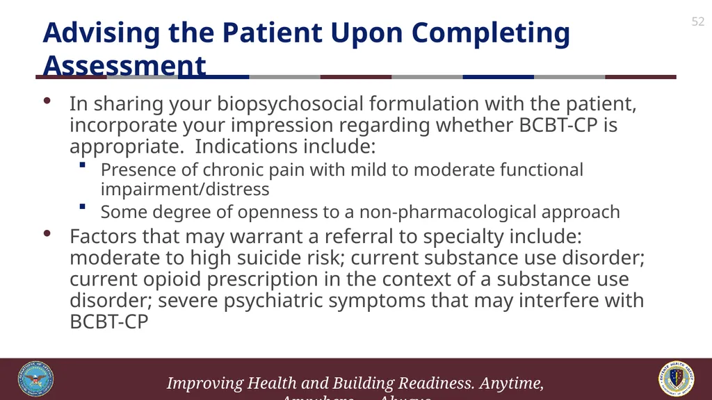 Brief Cognitive Behavioral Therapy for Pain - slide 52 of 178