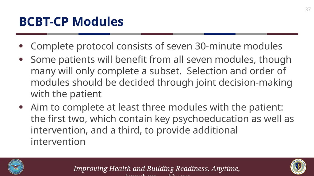 Brief Cognitive Behavioral Therapy for Pain - slide 37 of 178