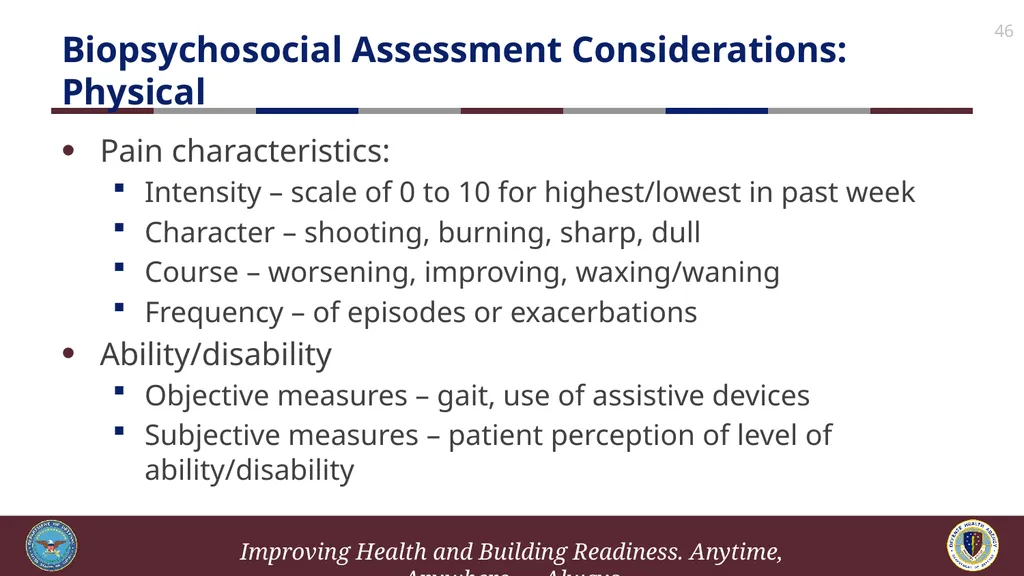 Brief Cognitive Behavioral Therapy for Pain - slide 46 of 178