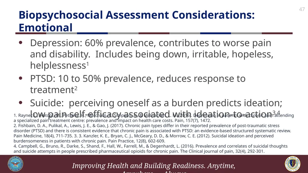 Brief Cognitive Behavioral Therapy for Pain - slide 47 of 178