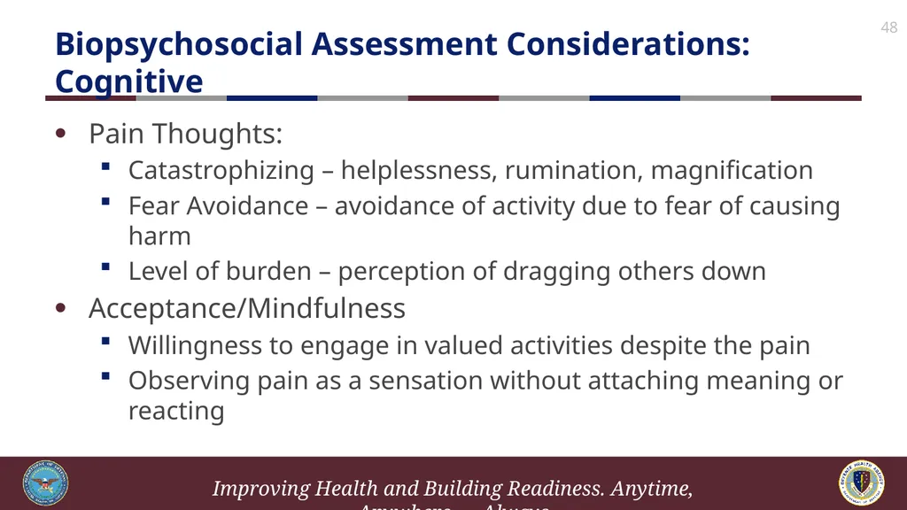 Brief Cognitive Behavioral Therapy for Pain - slide 48 of 178