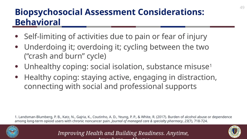 Brief Cognitive Behavioral Therapy for Pain - slide 49 of 178