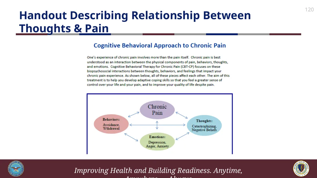 Brief Cognitive Behavioral Therapy for Pain - slide 120 of 178