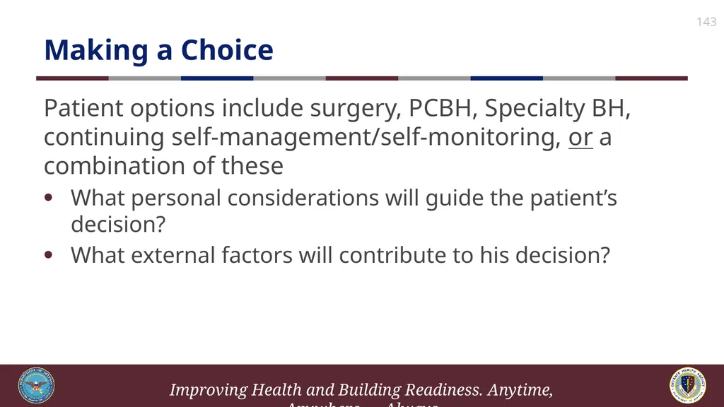Brief Cognitive Behavioral Therapy for Pain - slide 143 of 178