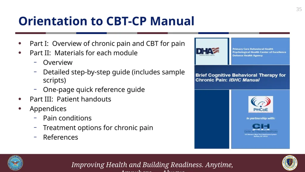 Brief Cognitive Behavioral Therapy for Pain - slide 35 of 178