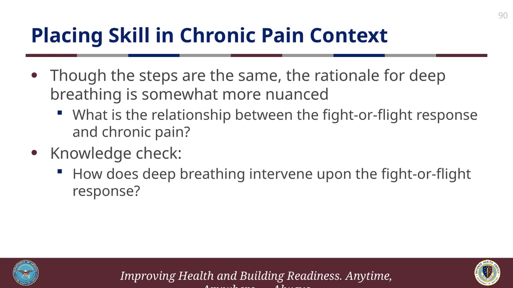 Brief Cognitive Behavioral Therapy for Pain - slide 90 of 178