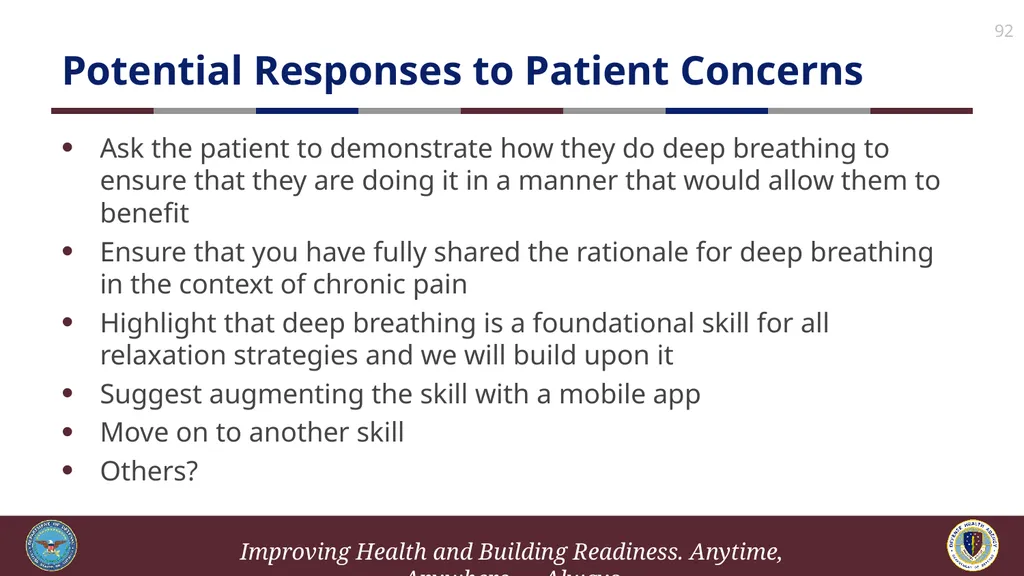 Brief Cognitive Behavioral Therapy for Pain - slide 92 of 178