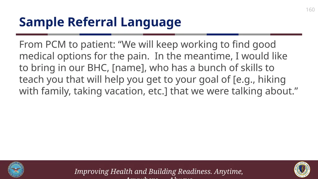 Brief Cognitive Behavioral Therapy for Pain - slide 160 of 178