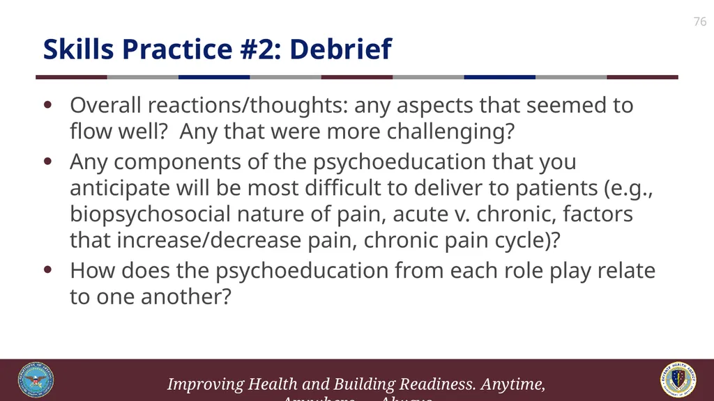 Brief Cognitive Behavioral Therapy for Pain - slide 76 of 178