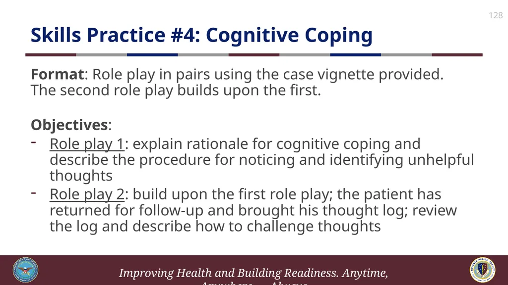 Brief Cognitive Behavioral Therapy for Pain - slide 128 of 178