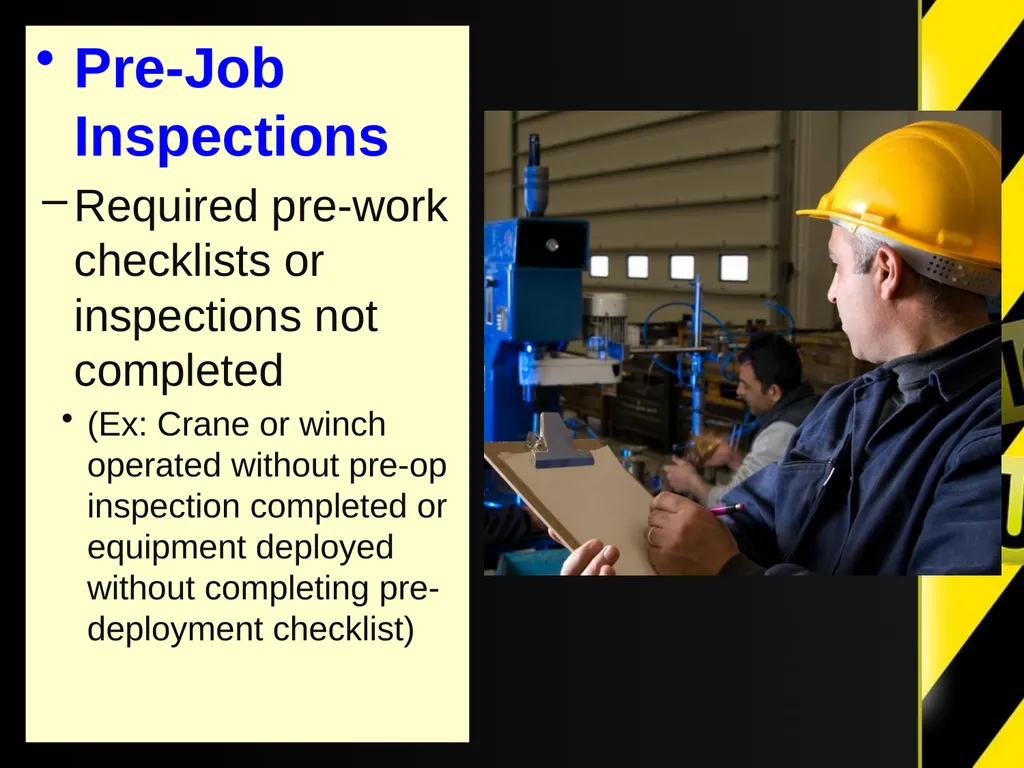 Safety Observation Cards A TDI Tool for - slide 19 of 21