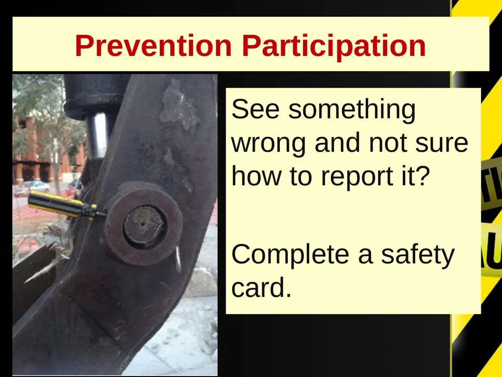 Safety Observation Cards A TDI Tool for - slide 5 of 21