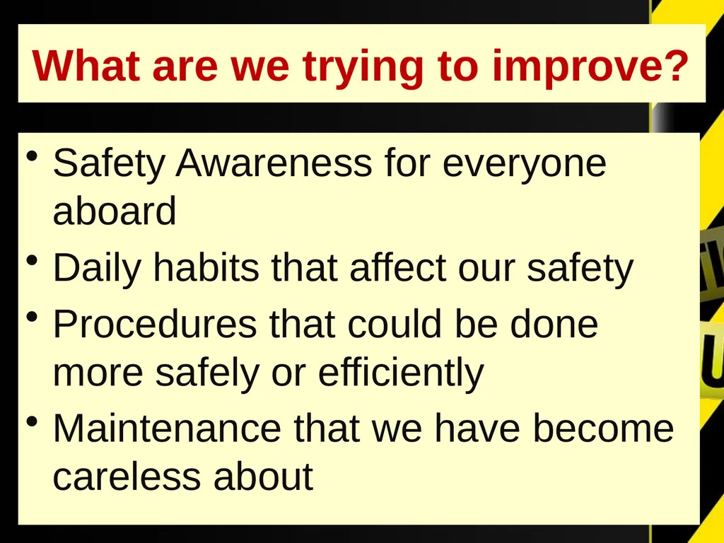 Safety Observation Cards A TDI Tool for - slide 2 of 21