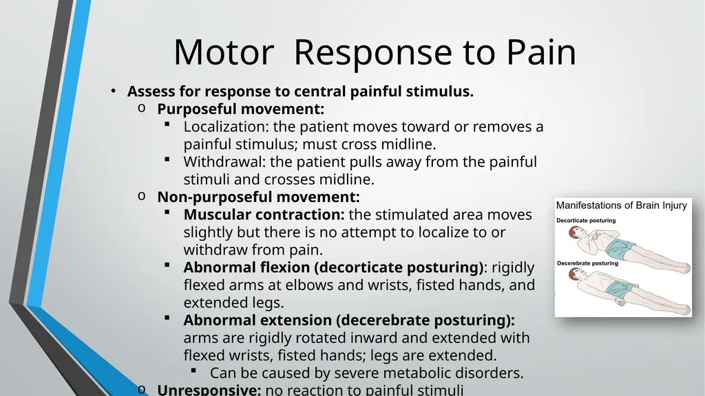 Neurological Assessment Overview By: Aliyah - slide 46 of 49