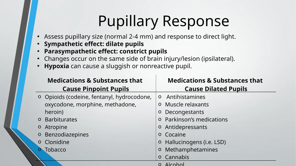 Neurological Assessment Overview By: Aliyah - slide 42 of 49