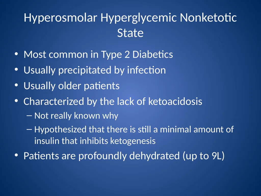Endocrine and Hematologic Emergencies Patrick - slide 12 of 27