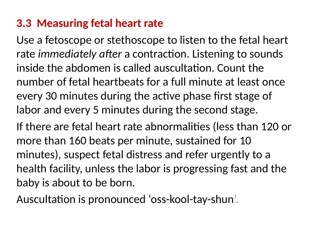 Assessing the Woman in Labor One of the most - slide 31 of 36