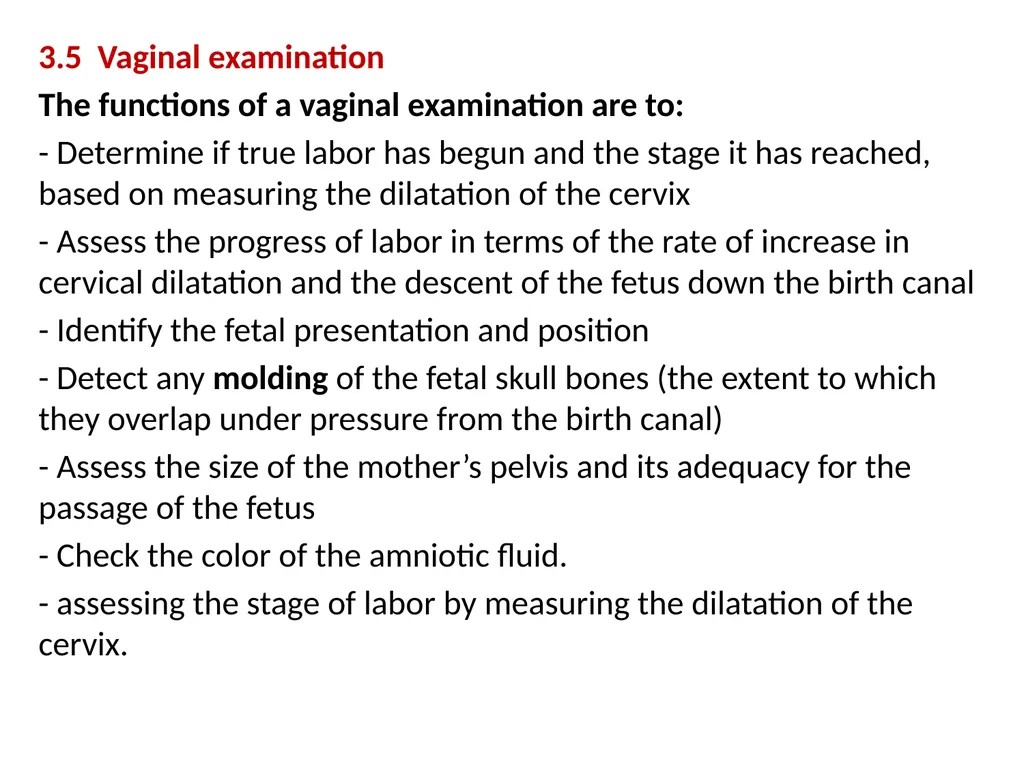 Assessing the Woman in Labor One of the most - slide 33 of 36
