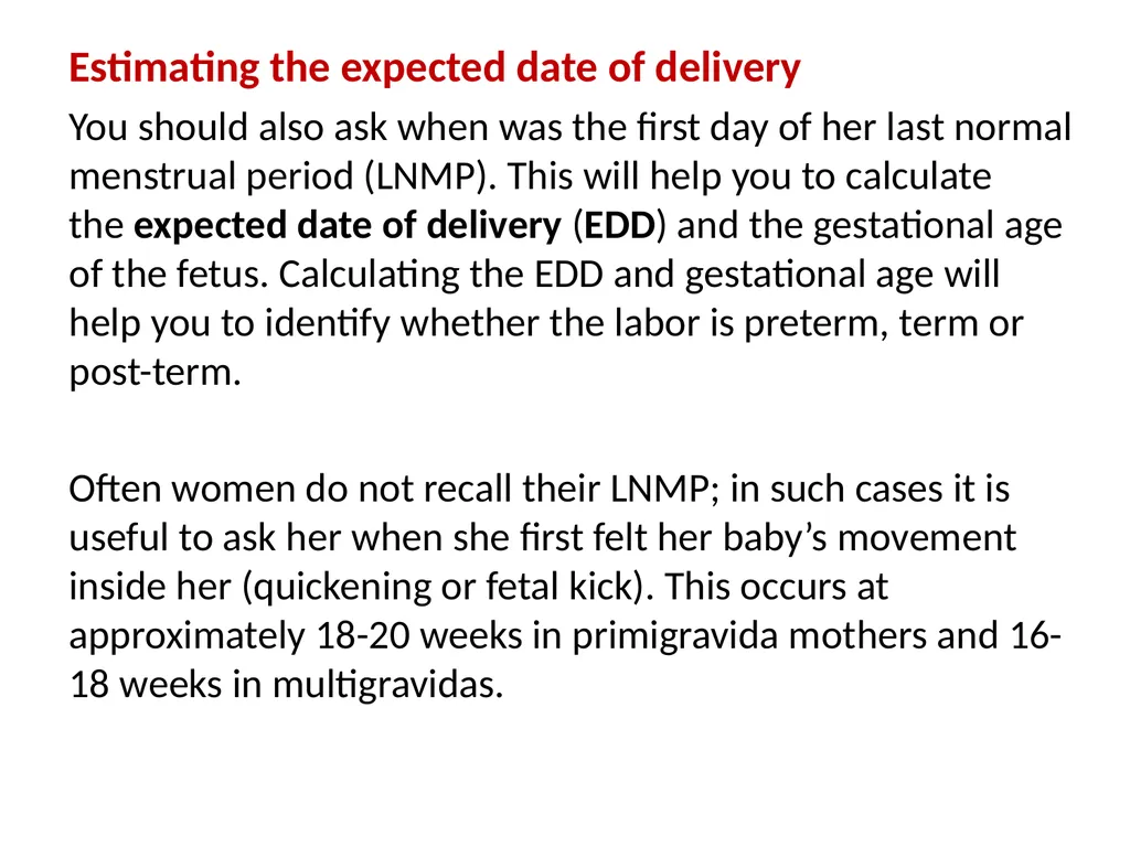 Assessing the Woman in Labor One of the most - slide 17 of 36