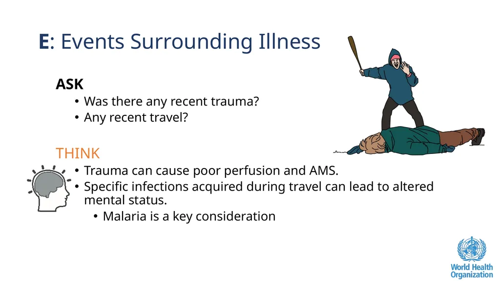 Altered Mental Status Basic Emergency Care Course - slide 30 of 77
