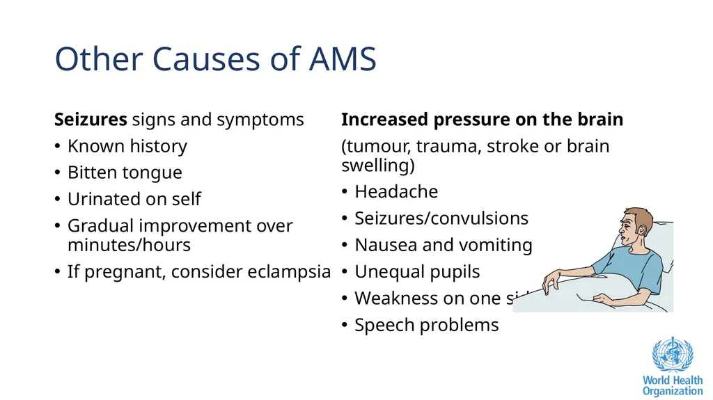 Altered Mental Status Basic Emergency Care Course - slide 49 of 77