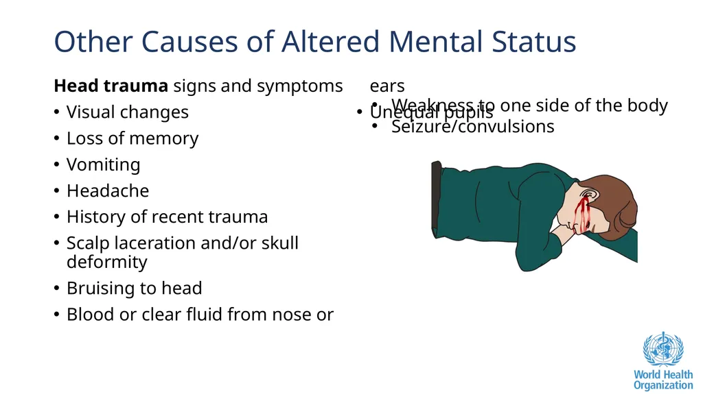 Altered Mental Status Basic Emergency Care Course - slide 51 of 77