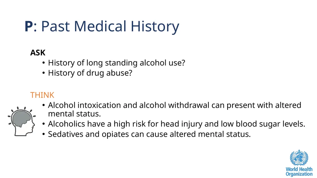 Altered Mental Status Basic Emergency Care Course - slide 27 of 77
