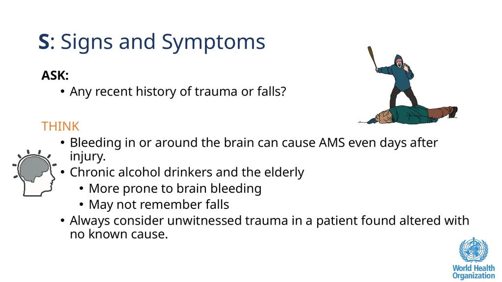 Altered Mental Status Basic Emergency Care Course - slide 18 of 77