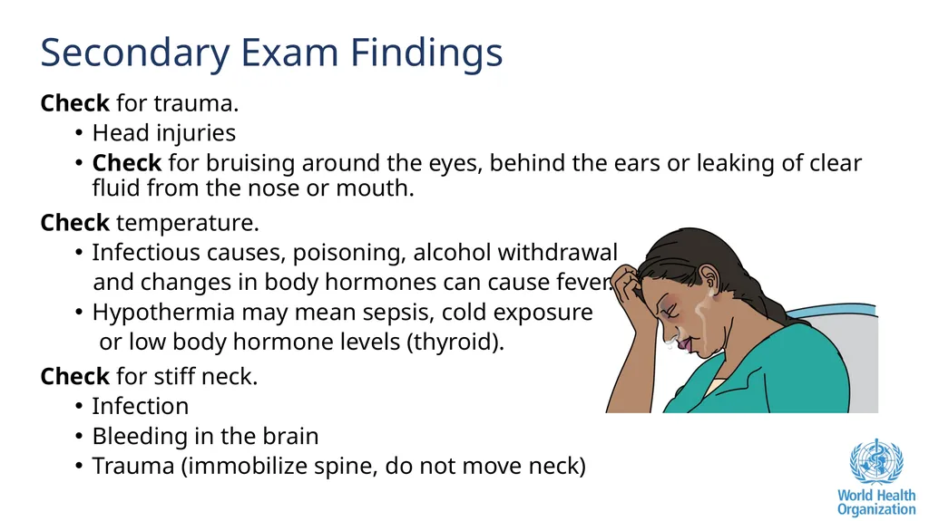 Altered Mental Status Basic Emergency Care Course - slide 36 of 77