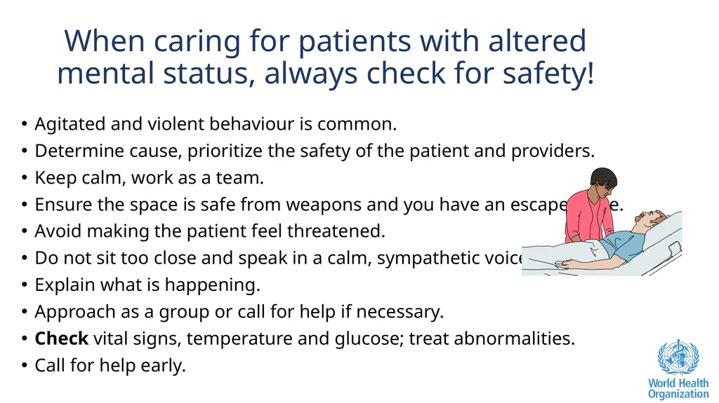 Altered Mental Status Basic Emergency Care Course - slide 34 of 77