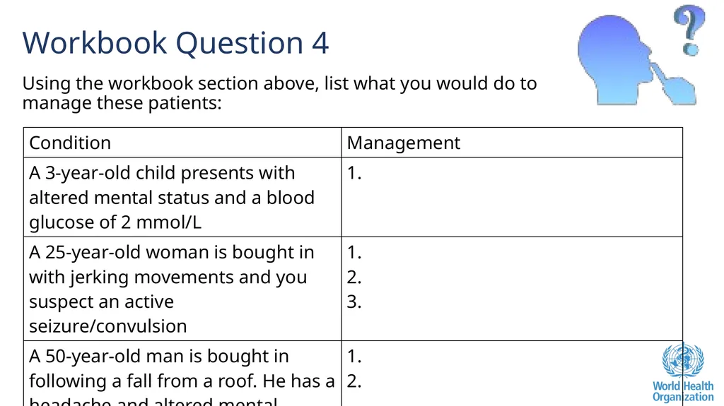Altered Mental Status Basic Emergency Care Course - slide 62 of 77