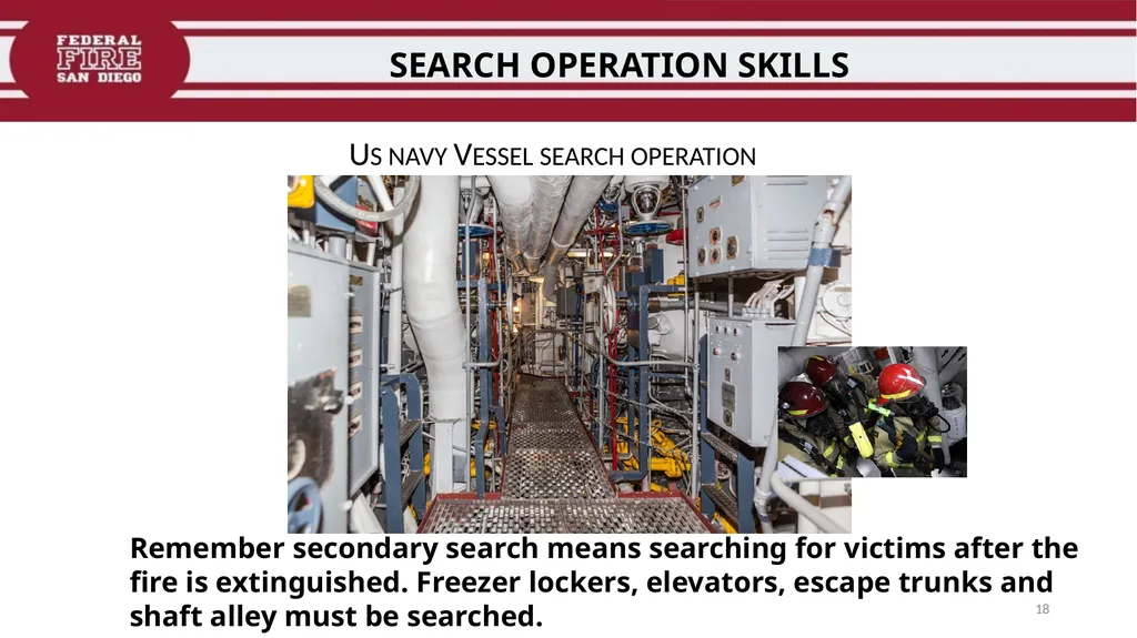 PRIMARY & SECONDARY SEARCH PROCEDURES FFDSD - slide 18 of 24