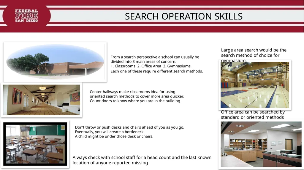 PRIMARY & SECONDARY SEARCH PROCEDURES FFDSD - slide 12 of 24