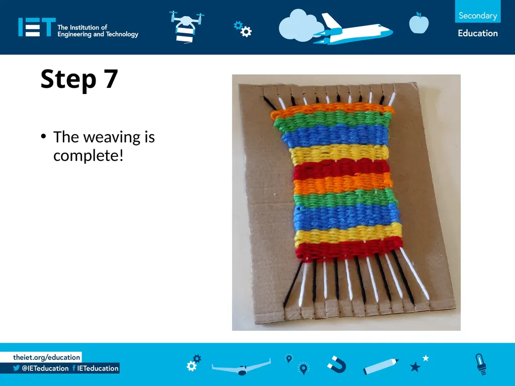 Wonderful Weaving Using wool to make a woven - slide 9 of 14