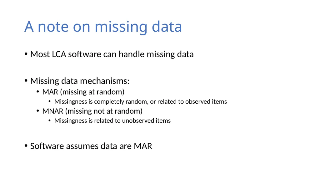 An Introduction to Latent Class Analysis (LCA) - slide 24 of 33
