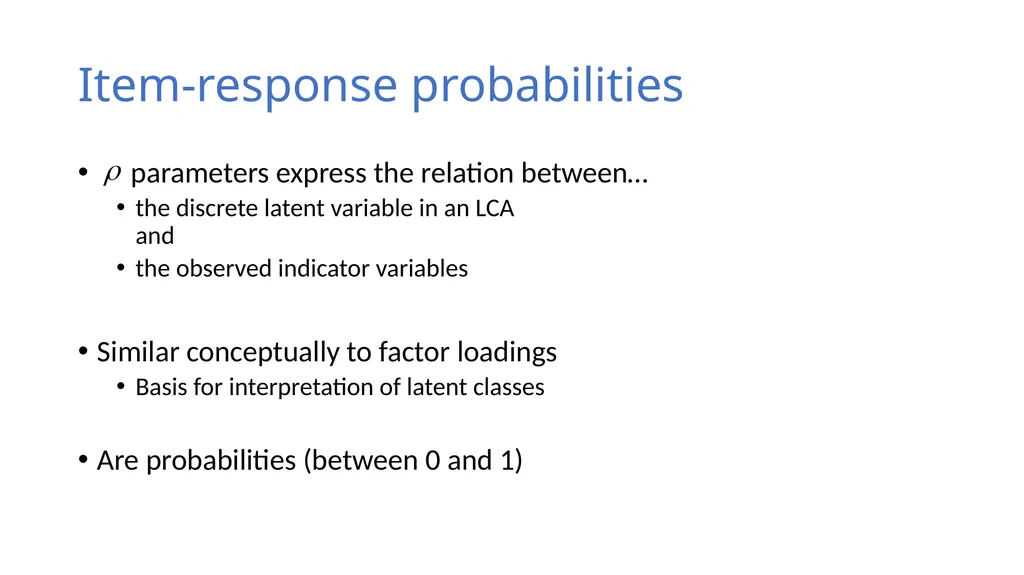 An Introduction to Latent Class Analysis (LCA) - slide 30 of 33